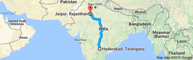 Hyderabad to Khatu Shyam Ji
