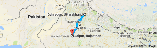 Dehradun to Khatu Shyam Ji