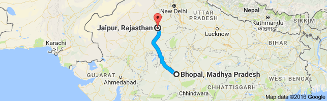 Bhopal to Khatu Shyam Ji